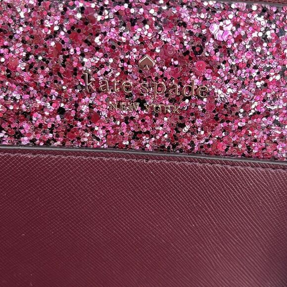 Kate Spade Glitter Flash Tote Shoulder Bag Purse - Picture 7 of 13